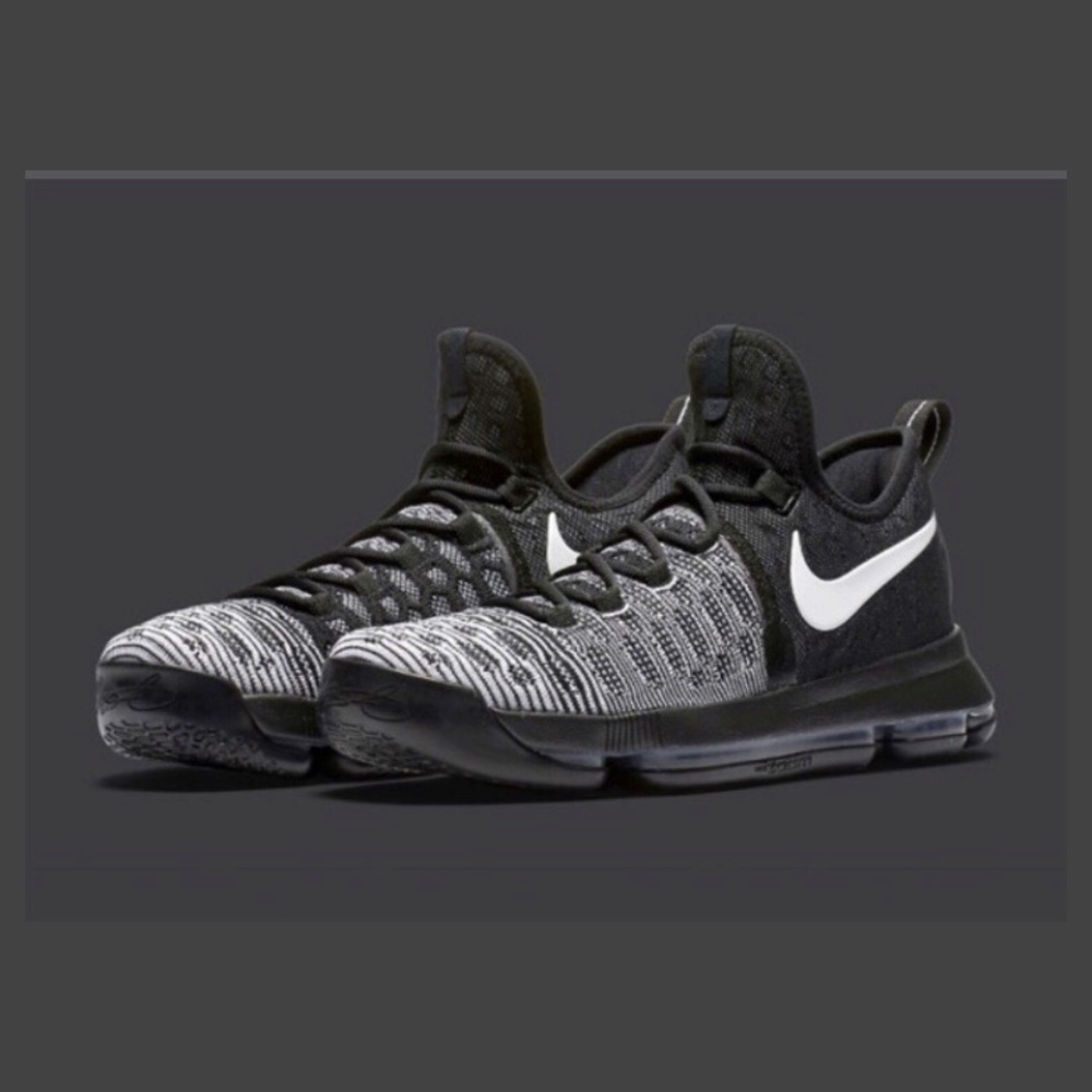 Nike KD 9 Kevin Durant Oreo Basketball Shoes 9 - Picture 7 of 12
